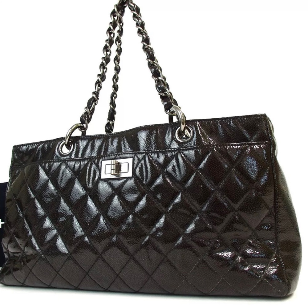 Chanel Matrasse 2.55 Cavier skin leather handbag - Picture 1 of 16